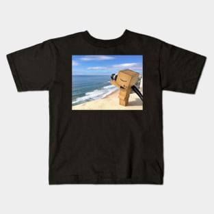 Danbo at the Beach Kids T-Shirt